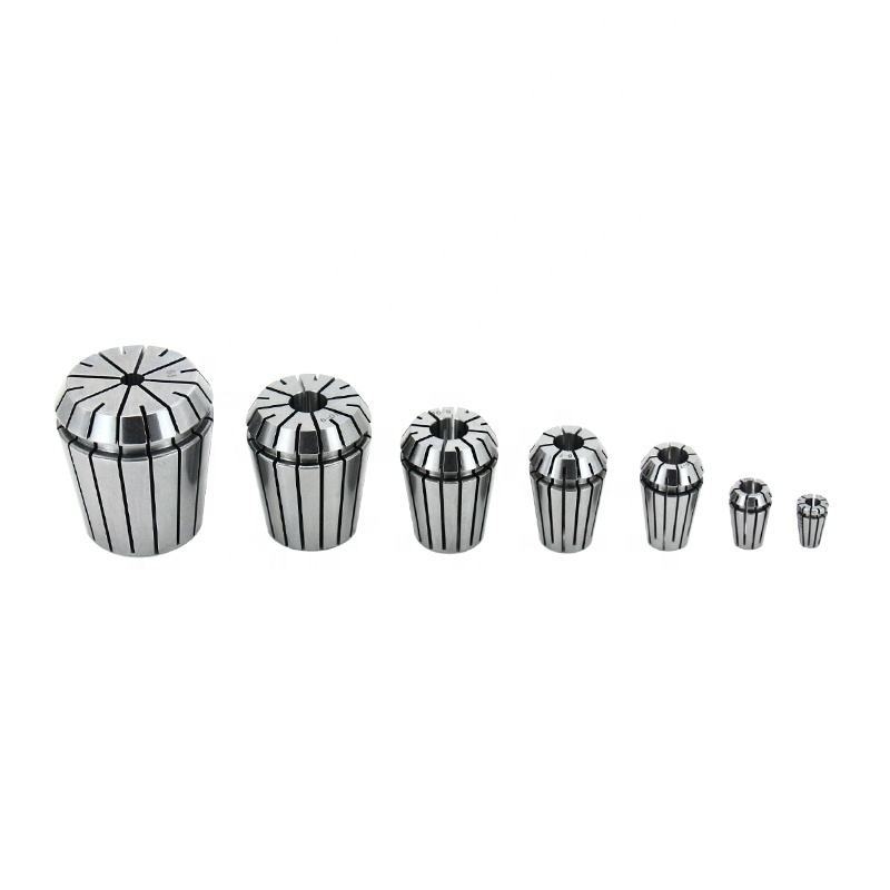 Set ER20 collet, 15 buc., conicitate de 8°, oțel rapid, precizie 0.015 mm