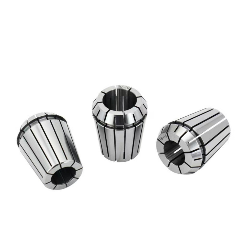 Set ER20 collet, 15 buc., conicitate de 8°, oțel rapid, precizie 0.015 mm
