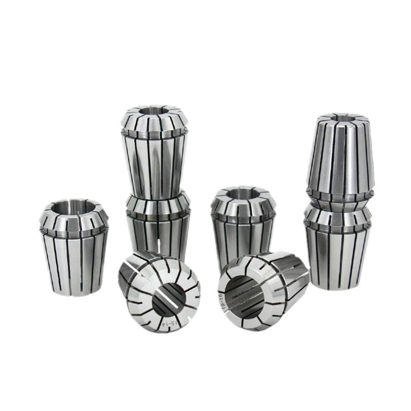 Set ER20 collet, 15 buc., conicitate de 8°, oțel rapid, precizie 0.015 mm