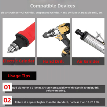 Шлайф глава WELIBA – корунд, модел Grinding head, за шлайфане и полиране на форми от стомана, мед и алуминий