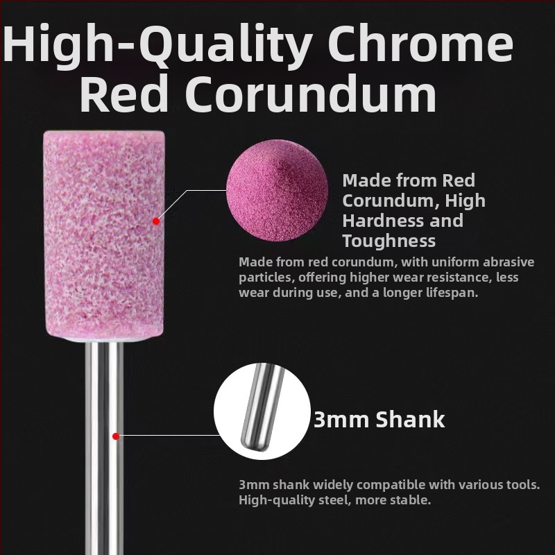 Шлайф глава WELIBA – корунд, модел Grinding head, за шлайфане и полиране на форми от стомана, мед и алуминий