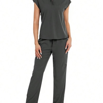 Ανδρικό σετ Corduroy με γιακά στήριξης και παντελόνια, ανθεκτικό στη φλόγα, για διοικητική/δικαστική χρήση, Άνοιξη 2025