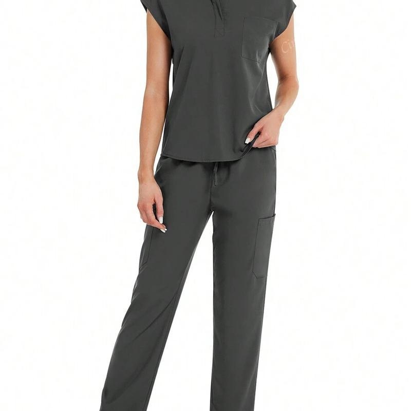 Ανδρικό σετ Corduroy με γιακά στήριξης και παντελόνια, ανθεκτικό στη φλόγα, για διοικητική/δικαστική χρήση, Άνοιξη 2025