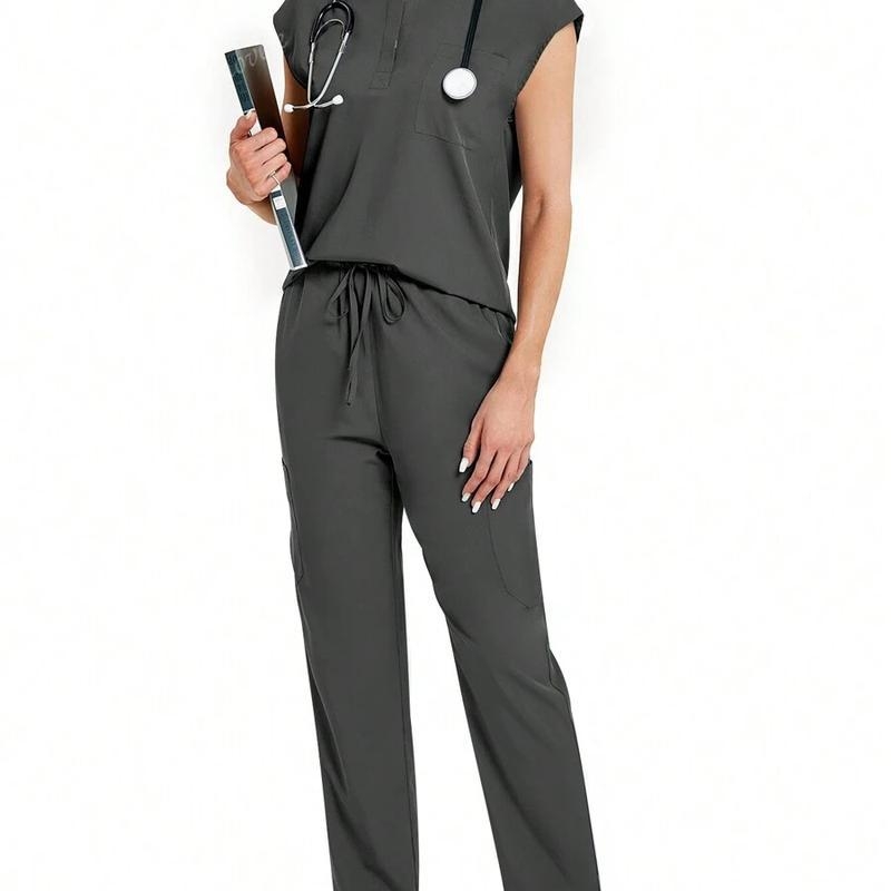 Ανδρικό σετ Corduroy με γιακά στήριξης και παντελόνια, ανθεκτικό στη φλόγα, για διοικητική/δικαστική χρήση, Άνοιξη 2025