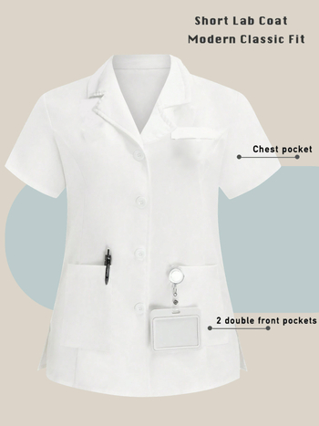 Cmeina Unisex κοντομάνικο τοπ, απομακρύνει την υγρασία, πολυεστέρας 95%+, ιατρικές στολές/εργαζόμενη ένδυση, Καλοκαίρι 2025