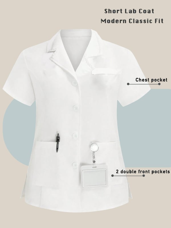 Cmeina Unisex κοντομάνικο τοπ, απομακρύνει την υγρασία, πολυεστέρας 95%+, ιατρικές στολές/εργαζόμενη ένδυση, Καλοκαίρι 2025