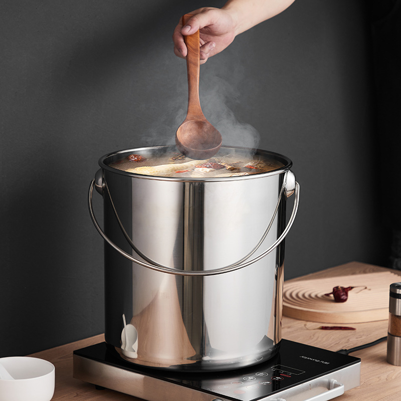 Nerūdijančio plieno laikymo indas ryžiams, miltams ir aliejui, 4–5 L talpa, atsparus drėgmei ir kenkėjams, logotipo spausdinimo galimybė