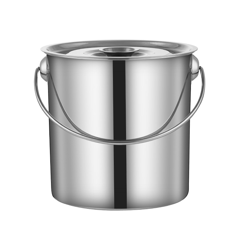Nerūdijančio plieno laikymo indas ryžiams, miltams ir aliejui, 4–5 L talpa, atsparus drėgmei ir kenkėjams, logotipo spausdinimo galimybė