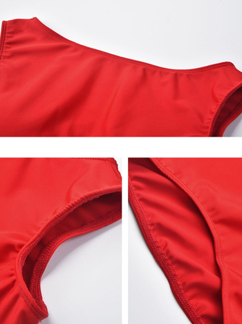 Ολόσωμο ενιαίο ρούχο μπαλέτου για προπόνηση – νάιλον ανάμειξη με επένδυση από μεταξά γάλακτος, ενήλικη γυναίκα, μονόχρωμο, για χορό και γυμναστική