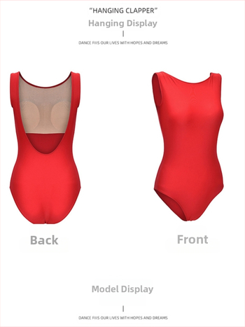 Ολόσωμο ενιαίο ρούχο μπαλέτου για προπόνηση – νάιλον ανάμειξη με επένδυση από μεταξά γάλακτος, ενήλικη γυναίκα, μονόχρωμο, για χορό και γυμναστική