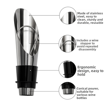 Nerūsējošā tērauda jūras zirga formas atslēgu komplekts – daudzfunkcionāls dzērienu komplekts, zīmols Five, 5 komponenti, 5 komplekti, izlaišanas vasarā 2013