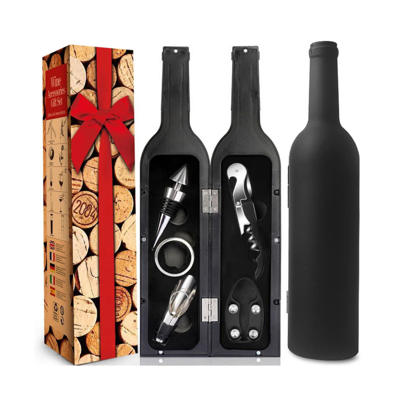 Nerūsējošā tērauda jūras zirga formas atslēgu komplekts – daudzfunkcionāls dzērienu komplekts, zīmols Five, 5 komponenti, 5 komplekti, izlaišanas vasarā 2013