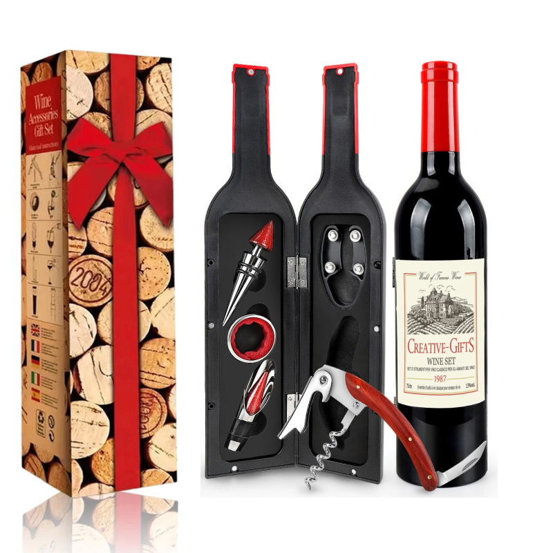 Nerūsējošā tērauda jūras zirga formas atslēgu komplekts – daudzfunkcionāls dzērienu komplekts, zīmols Five, 5 komponenti, 5 komplekti, izlaišanas vasarā 2013