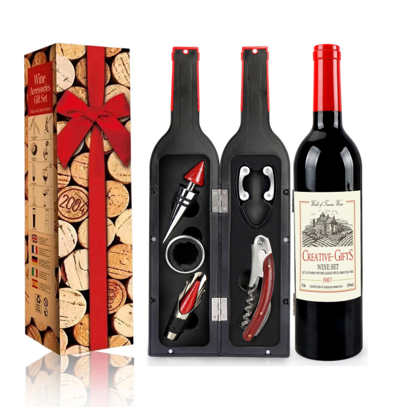 Nerūsējošā tērauda jūras zirga formas atslēgu komplekts – daudzfunkcionāls dzērienu komplekts, zīmols Five, 5 komponenti, 5 komplekti, izlaišanas vasarā 2013