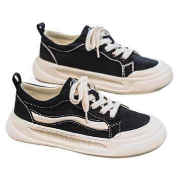 Ανδρικά χαμηλά πάνινα παπούτσια για περπάτημα: διαπνέοντα, ελαφρά, αντιολισθητική καουτσούκ σόλα, διχτυωτή επένδυση, κορδωτές