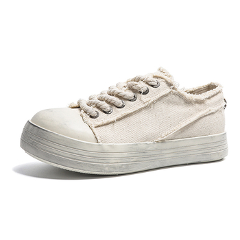 Adidași unisex din pânză, respirabili, durabili, talpă din cauciuc, branț EVA, stil coreean casual, vârf rotund