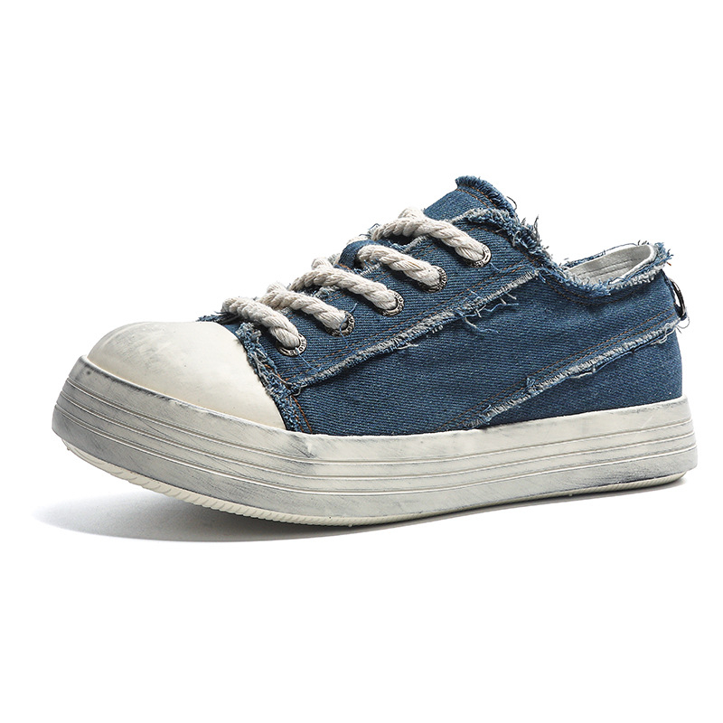 Adidași unisex din pânză, respirabili, durabili, talpă din cauciuc, branț EVA, stil coreean casual, vârf rotund