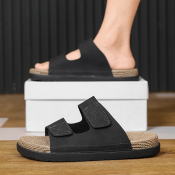 Ανδρικά σανδάλια EVA επάνω μέρος, EVA σόλα, χαλαρό στυλ με ανοιχτό δάχτυλο, slip-on, καλοκαίρι 2025