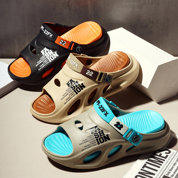 Ανδρικές παντόφλες EVA με σχέδιο γράμματα, σόλα EVA χύτευση με έγχυση, ελαφρύ βάρος 380 g, λανσάρισμα άνοιξη 2025