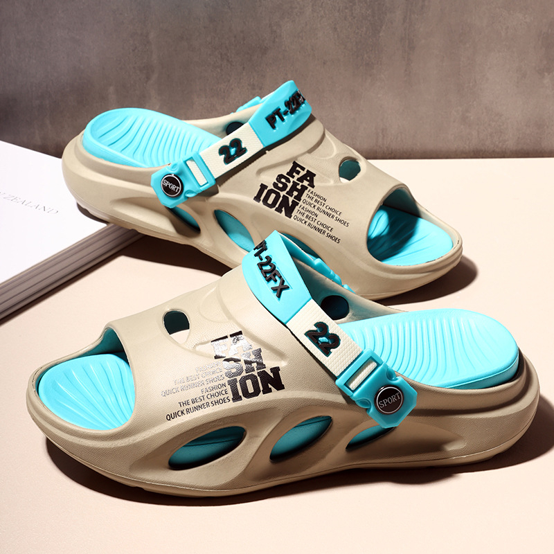 Ανδρικές παντόφλες EVA με σχέδιο γράμματα, σόλα EVA χύτευση με έγχυση, ελαφρύ βάρος 380 g, λανσάρισμα άνοιξη 2025