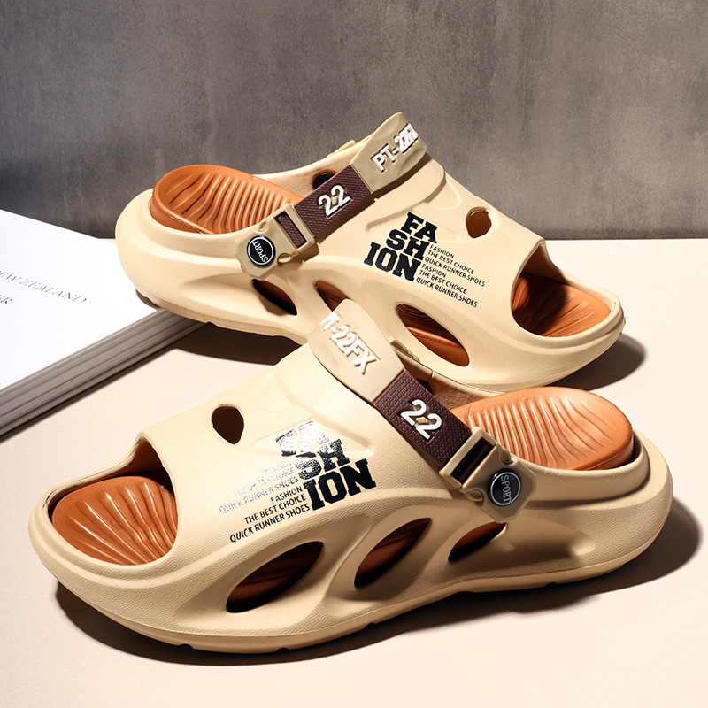 Ανδρικές παντόφλες EVA με σχέδιο γράμματα, σόλα EVA χύτευση με έγχυση, ελαφρύ βάρος 380 g, λανσάρισμα άνοιξη 2025