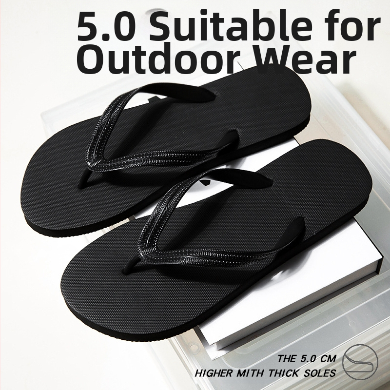 Flip-flopuri pentru bărbați, partea superioară din PVC, talpă din PE, stil casual cu degete deschise, tehnologie a talpii din cauciuc adeziv