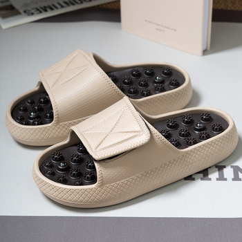 Ανδρικές παντόφλες EVA με μασάζ σημείων πίεσης – άνετες για σπίτι και εξωτερικούς χώρους, σόλα EVA, κατασκευή με έγχυση