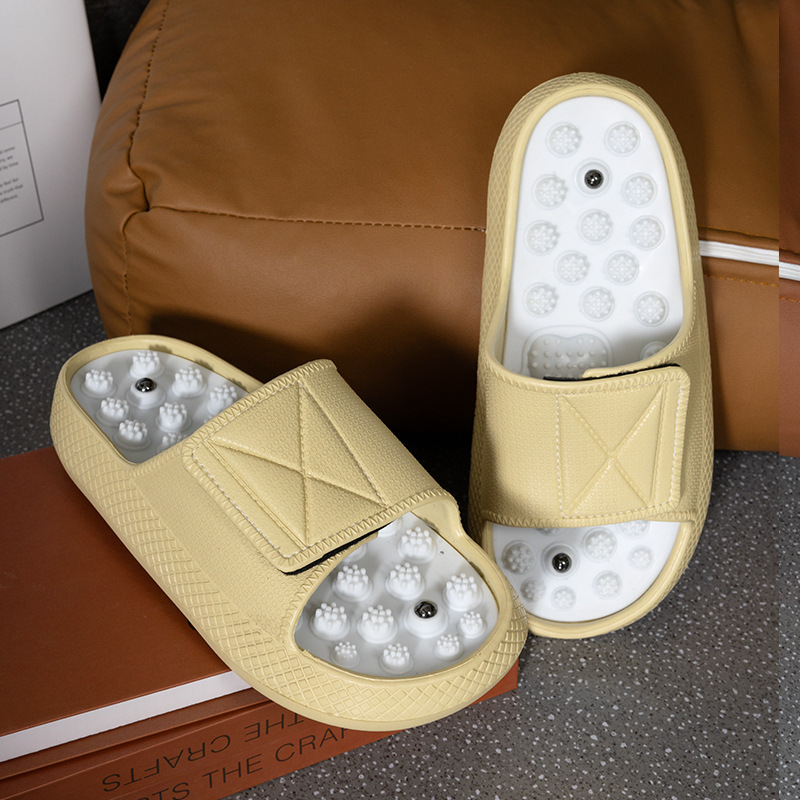 Ανδρικές παντόφλες EVA με μασάζ σημείων πίεσης – άνετες για σπίτι και εξωτερικούς χώρους, σόλα EVA, κατασκευή με έγχυση