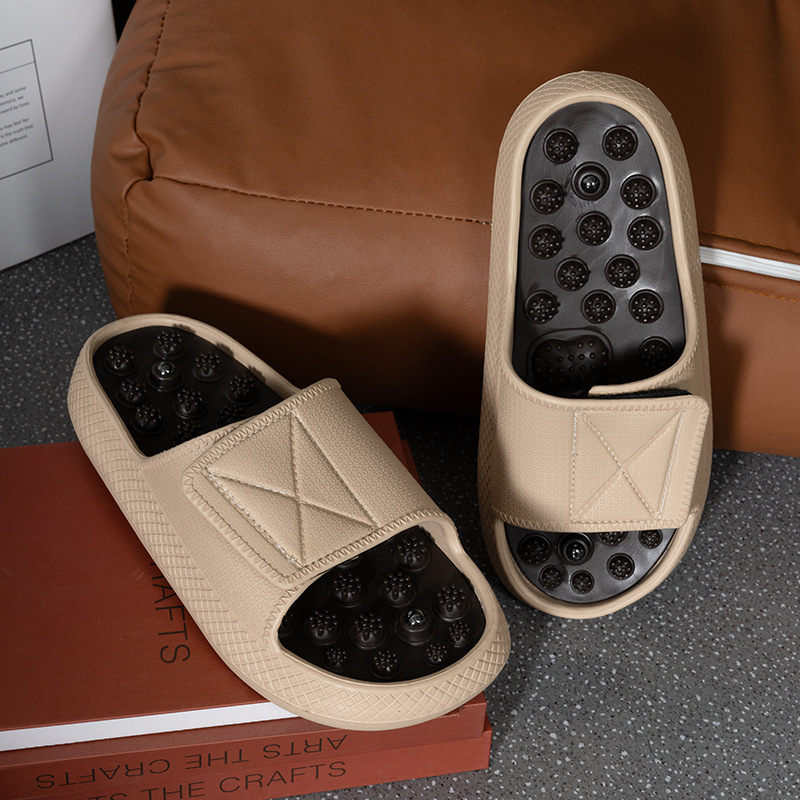 Ανδρικές παντόφλες EVA με μασάζ σημείων πίεσης – άνετες για σπίτι και εξωτερικούς χώρους, σόλα EVA, κατασκευή με έγχυση