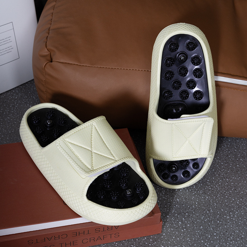 Ανδρικές παντόφλες EVA με μασάζ σημείων πίεσης – άνετες για σπίτι και εξωτερικούς χώρους, σόλα EVA, κατασκευή με έγχυση