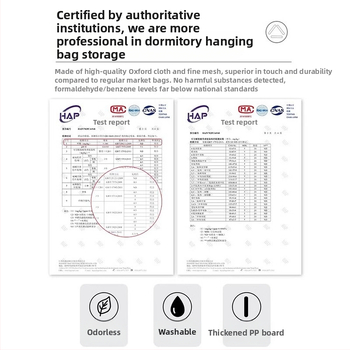 Organizator de lenjerie și șosete, montat pe perete — material Oxford, model SND4004, design tridimensional pe perete
