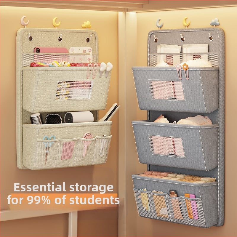 Organizator de lenjerie și șosete, montat pe perete — material Oxford, model SND4004, design tridimensional pe perete