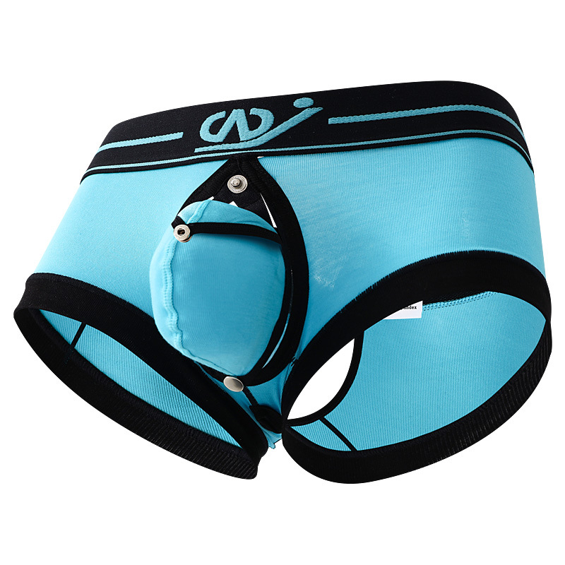 Ανδρικά μποξέρ με Open Crotch, αποσπώμενο U-σχήματος θήκη, 89% βισκόζη, διαπνέον και φιλικό προς το δέρμα