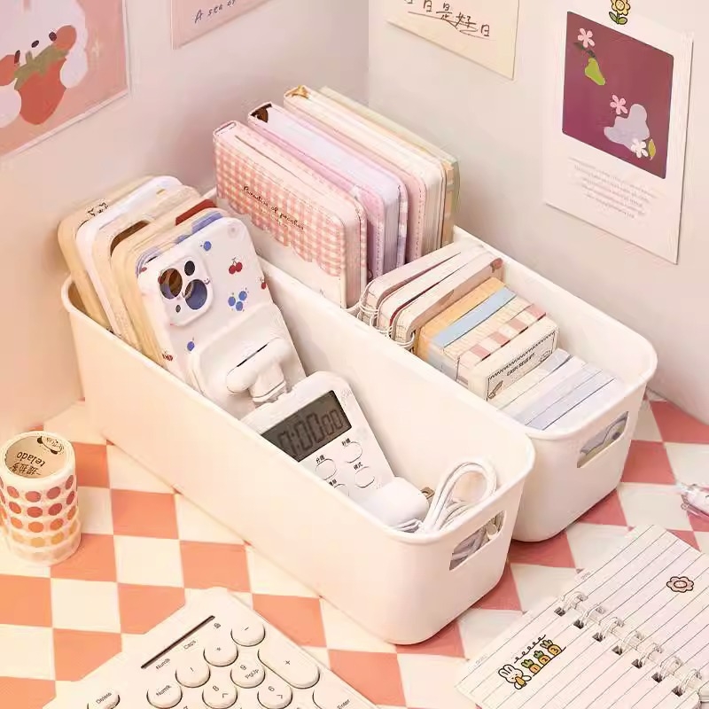 Κιβώτιο αποθήκευσης για κάλτσες και εσώρουχα με ενσωματωμένο διαχωριστή, επιτραπέζιος οργανωτής, 2 L, PP πλαστικό, ανοιχτό επάνω