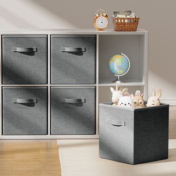 Liela ietilpības saliekamā uzglabāšanas kaste, no neausta materiāla, 10–20 L, pārnēsājama