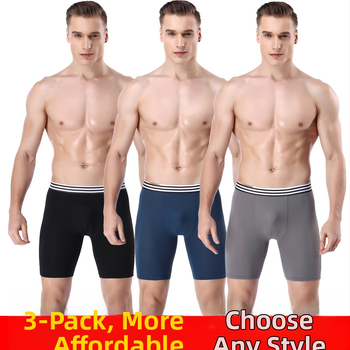 Ανδρικά Ice Silk μποξεράκια από νάιλον – γρήγορο στέγνωμα, διαπνοή, μεσαία μέση, επένδυση από βισκόζη