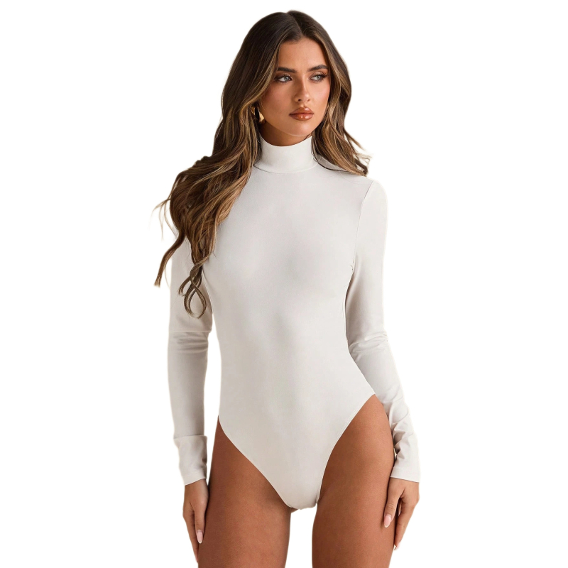 Κορμάκι με μακριά μανίκια, ελαστική στενή εφαρμογή, ψηλός λαιμός και ανοιχτή πλάτη; Ύφασμα: 230G Roman Fabric; Σύνθεση Υλικού: Πολυεστέρας 90% Ελαστάνη 10%; Λειτουργία: Υπερ-ισχυρή ελαστικότητα; Κωδικός: Y-3051; Σεζόν: Φθινόπωρο 2025