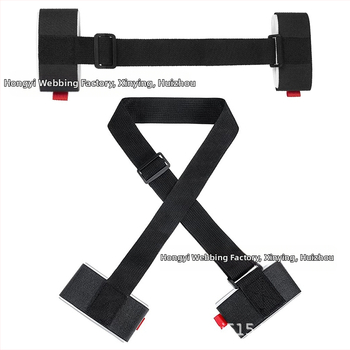 Στήριγμα ιμάντα Velcro για σκι — ρυθμιζόμενο, ανθεκτικό στις γρατζουνιές, εξάρτημα hands-free για ρούχα