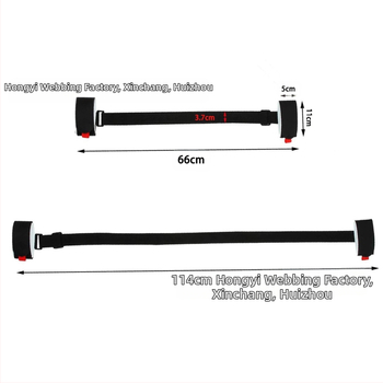 Στήριγμα ιμάντα Velcro για σκι — ρυθμιζόμενο, ανθεκτικό στις γρατζουνιές, εξάρτημα hands-free για ρούχα