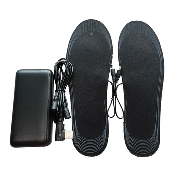 USB fűtőtalp cipőkhöz, önmelegítő, vágásra szabható, velúr felsőrész, EVA talp