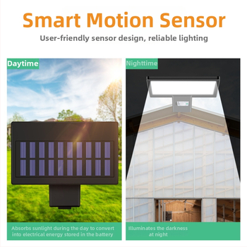 LED слънчево улично осветление с интегриран корпус, датчик за движение, IP65 водоустойчиво, 3W, живот 50 000 ч