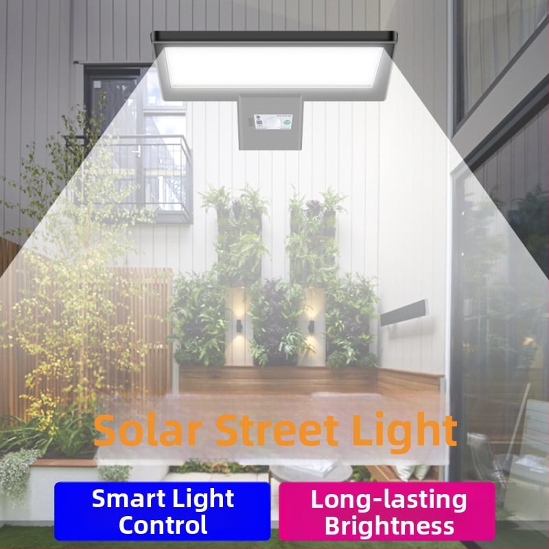 LED слънчево улично осветление с интегриран корпус, датчик за движение, IP65 водоустойчиво, 3W, живот 50 000 ч