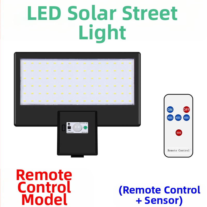 LED слънчево улично осветление с интегриран корпус, датчик за движение, IP65 водоустойчиво, 3W, живот 50 000 ч