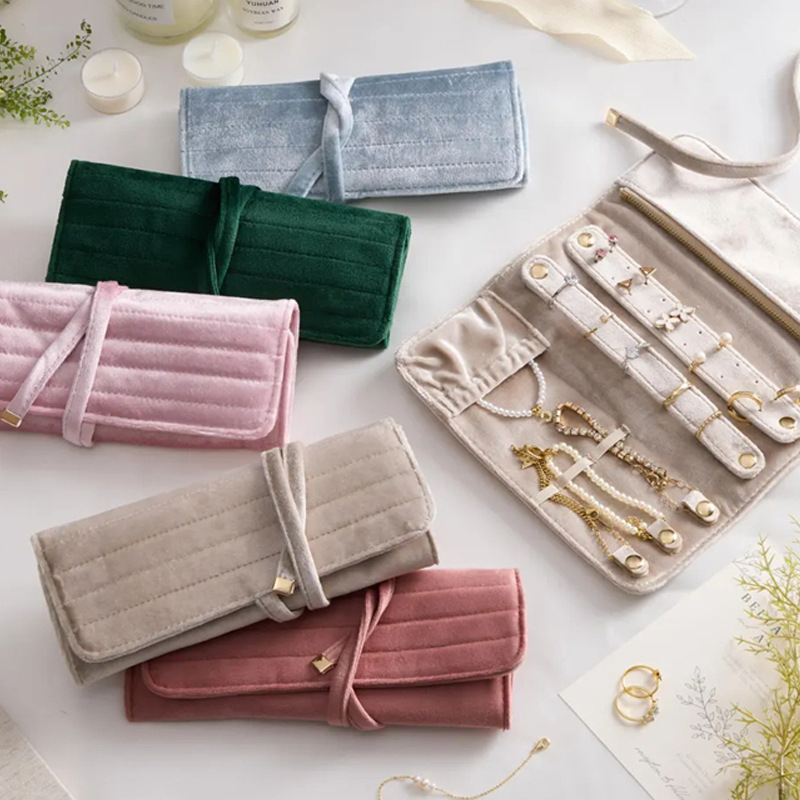 Τσάντα κοσμημάτων από βελούρο, κορεατικό στυλ, μάρκα Yy, μοντέλο Tej005