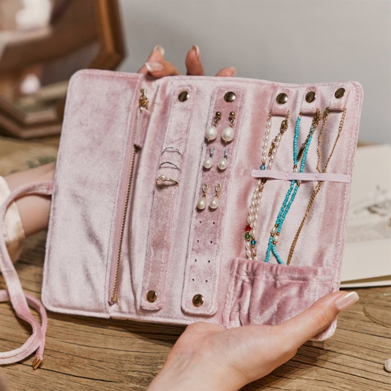 Τσάντα κοσμημάτων από βελούρο, κορεατικό στυλ, μάρκα Yy, μοντέλο Tej005