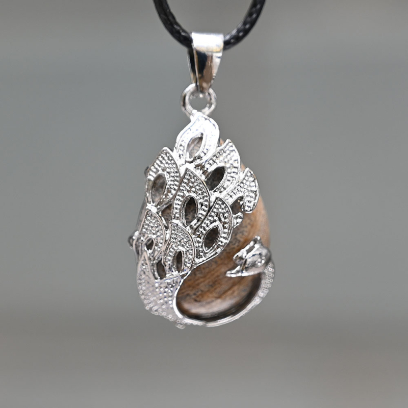 DIY κρεμαστό από φυσικό κρύσταλλο με μοτίβο δράκου, σπειροειδή επεξεργασία, προσωπικό στυλ