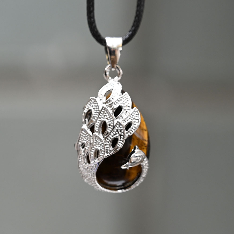 DIY κρεμαστό από φυσικό κρύσταλλο με μοτίβο δράκου, σπειροειδή επεξεργασία, προσωπικό στυλ