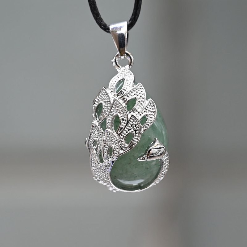 DIY κρεμαστό από φυσικό κρύσταλλο με μοτίβο δράκου, σπειροειδή επεξεργασία, προσωπικό στυλ