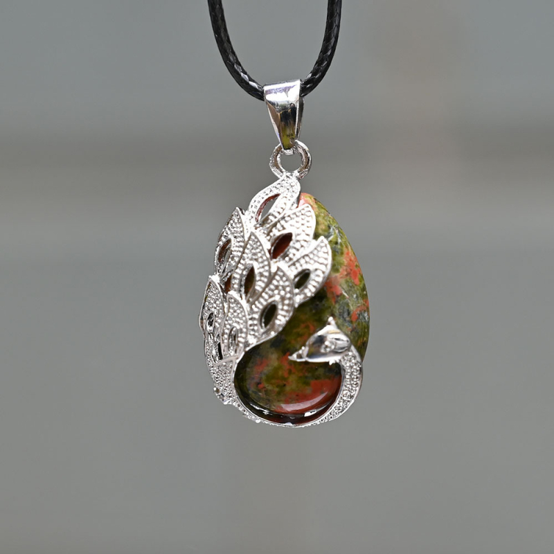 DIY κρεμαστό από φυσικό κρύσταλλο με μοτίβο δράκου, σπειροειδή επεξεργασία, προσωπικό στυλ