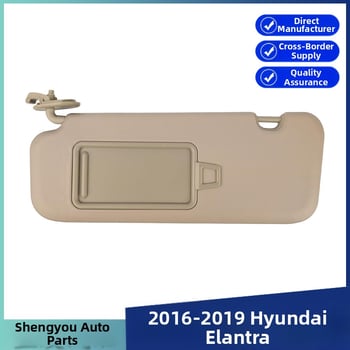 Parasolar auto Hyundai Elantra (2016-2019), PVC, instalare încorporată, posibilitate de personalizare, fără imprimare a logo-ului